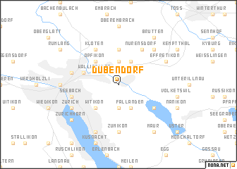 Dübendorf carte